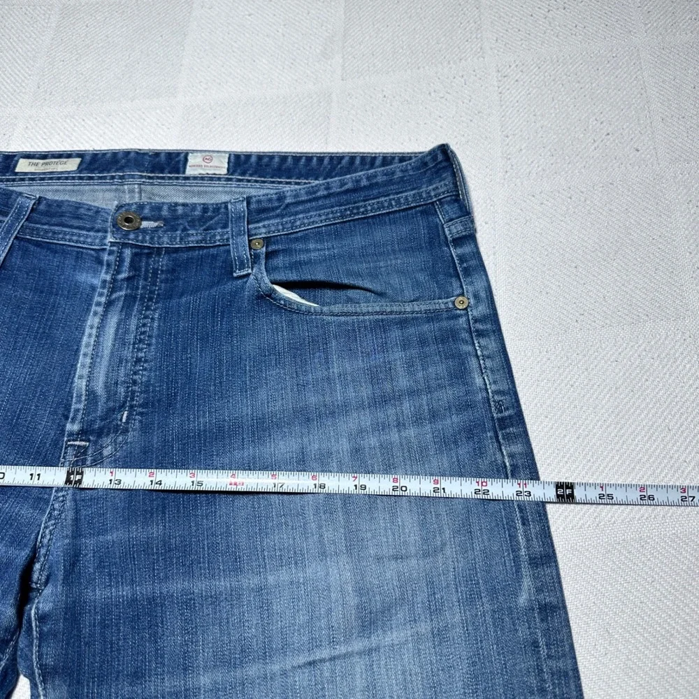 AG Adriano Goldschmied Jeans Mens 36x34 The Protege Relaxed Straight Leg Blue